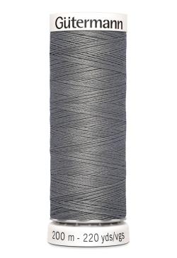 Fil tout coudre 200 m polyester, gris foncé 496