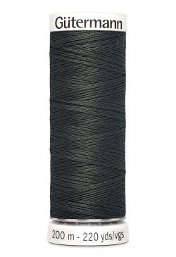 Fil tout coudre 200 m polyester, gris foncé 861
