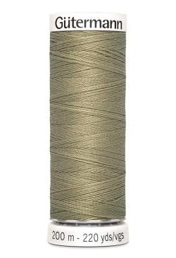 Fil tout coudre 200 m polyester, kaki 258