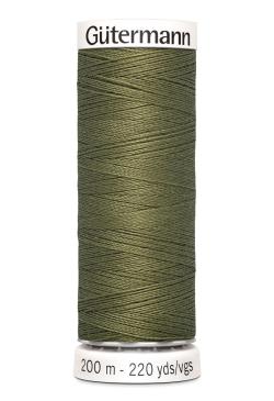 Fil tout coudre 200 m polyester, kaki 432