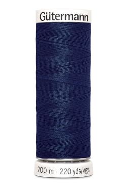 Fil tout coudre 200 m polyester, marine 011