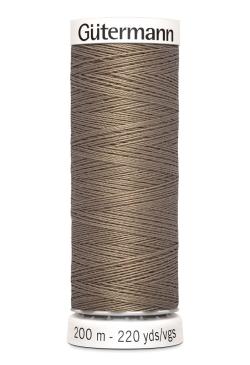Fil tout coudre 200 m polyester, marron 160