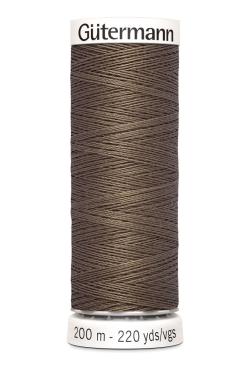 Fil tout coudre 200 m polyester, marron 209