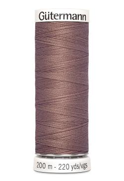 Fil tout coudre 200 m polyester, marron 216