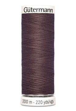 Fil tout coudre 200 m polyester, marron 423