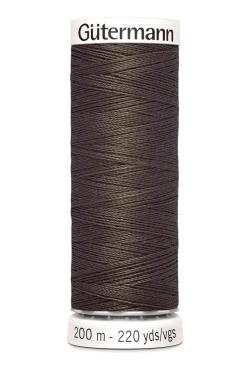 Fil tout coudre 200 m polyester, marron 480