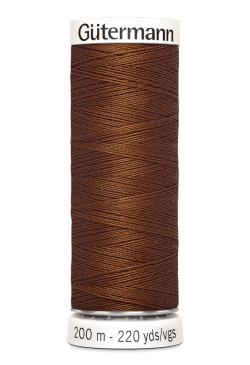 Fil tout coudre 200 m polyester, marron 650