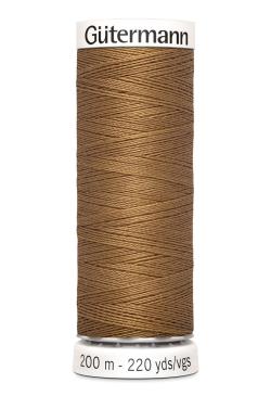Fil tout coudre 200 m polyester, marron 887