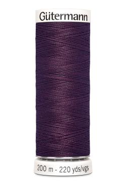 Fil tout coudre 200 m polyester, prune 517