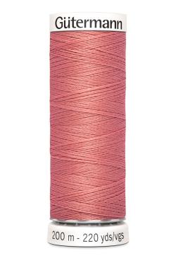 Fil tout coudre 200 m polyester, rose 080