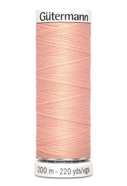 Fil tout coudre 200 m polyester, rose 165