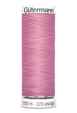 Fil tout coudre 200 m polyester, rose 663