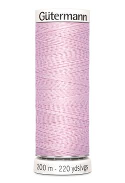 Fil tout coudre 200 m polyester, rose clair 320