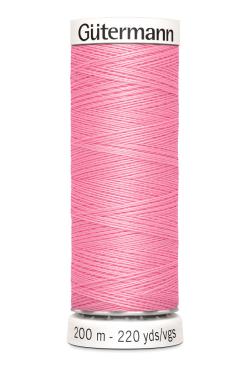 Fil tout coudre 200 m polyester, rose clair 758