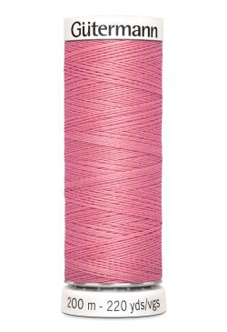 Fil tout coudre 200 m polyester, rose clair 889