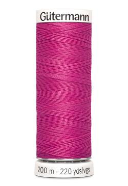 Fil tout coudre 200 m polyester, rose foncé 733