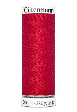 Fil tout coudre 200 m polyester, rouge 156