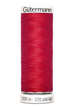 Fil tout coudre 200 m polyester, rouge 365