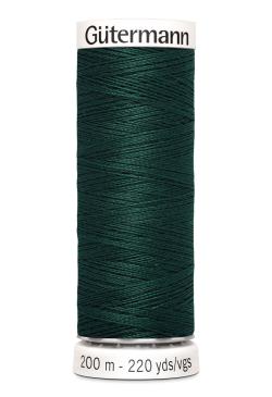 Fil tout coudre 200 m polyester, vert 018