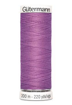 Fil tout coudre 200 m polyester, violet clair 716