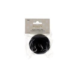 Pelote velours à poser, noir