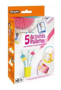 Cleo'box 5 activités paillettes - Bergère de France