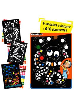 4 ateliers gommettes animaux marin + 462 gommettes - Bergère de France