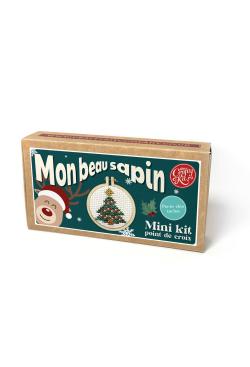 Mini kit au point de croix Mon beau sapin - Bergère de France