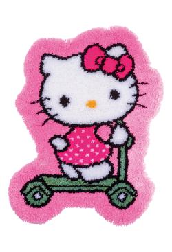 Tapis à points noués Hello Kitty 65 x 85 cm