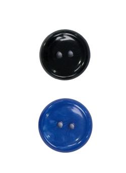 Lot de 6 boutons Ø 22 mm Noir - Bergère de France