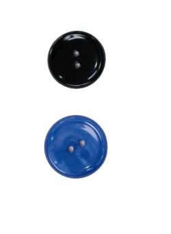 Lot de 6 boutons Ø 27 mm Bleu - Bergère de France
