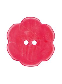 Lot de 6 boutons fleurs nacre lotus Ø 25 mm - Bergère de France