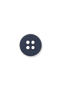 Lot de 6 boutons plats Ø11 mm marine - Bergère de France