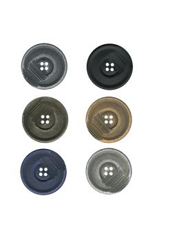 Lot de 6 boutons Ø 30 mm marine - Bergère de France