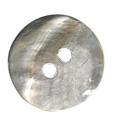 Lot de 6 boutons de nacre Ø 15 mm Naturel - Bergère de France