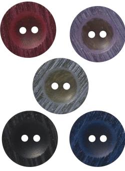 Lot de 7 boutons Ø 30 mm Violet - Bergère de France