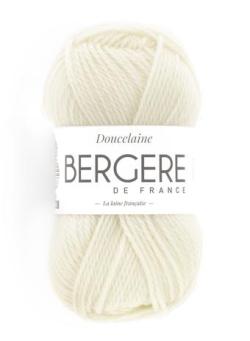 Fil à tricoter - DOUCELAINE ÉCRU - Bergère de France