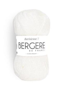Fil à tricoter - BARISIENNE 7 BLANC NEIGE - Bergère de France