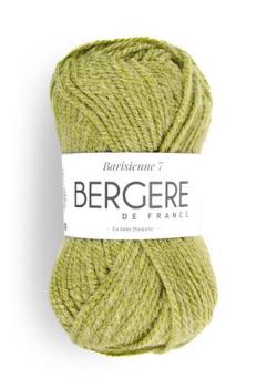 Fil à tricoter - BARISIENNE 7 ALGUE BLANC - Bergère de France