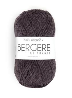 Fil à tricoter - 100 % RECYCLÉ 4 VIOLACÉ - Bergère de France