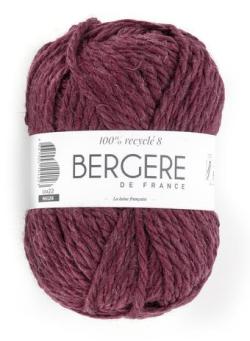 Fil à tricoter - 100 % RECYCLÉ 8 AUBURN - Bergère de France
