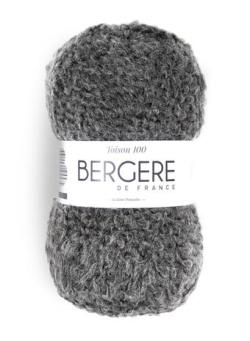 Fil à tricoter - TOISON 100 FUSAIN - Bergère de France