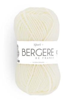 Fil à tricoter - SPORT + CREAM - Bergère de France