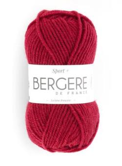 Fil à tricoter - SPORT + CERISE - Bergère de France
