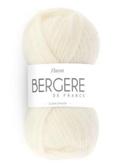 Fil à tricoter - FLOCON ECRU - Bergère de France