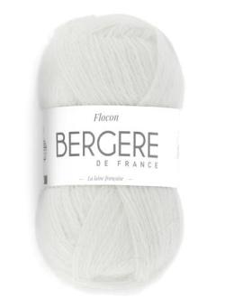 Fil à tricoter - FLOCON BLANC - Bergère de France