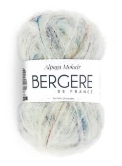 Fil à tricoter - ALPAGA MOHAIR ASTRO BLEU - Bergère de France