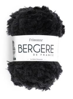 Fil à tricoter - FRIMOUSSE NOIR - Bergère de France