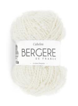 Fil à tricoter - CABELOU ECRU - Bergère de France
