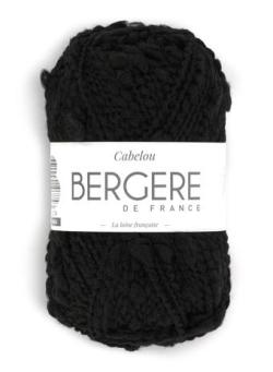 Fil à tricoter - CABELOU NOIR - Bergère de France